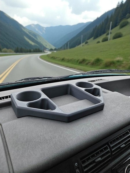 VW T4 kojelauta mukiteline