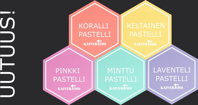 Uutuus: Pastelliakryylit valikoimassa