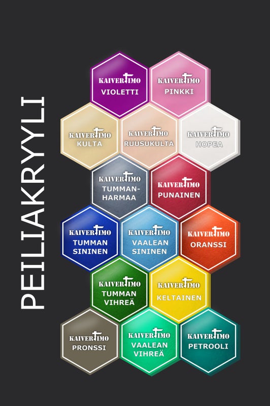 Akryyli py&ouml;r&ouml;t&auml;hti 10kpl